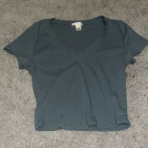 Green crop top from tjmaxx